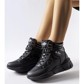 Schwarze Lee Cooper LCJ-23-44-1984L Stiefel 1