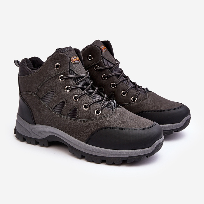 WR1 Klassische Herren-Trekkingschuhe in Grau von Gometti 1