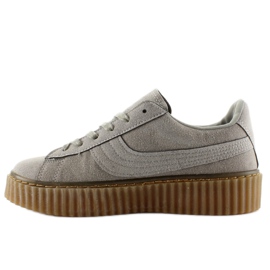 Veloursleder 8149 Grau 1