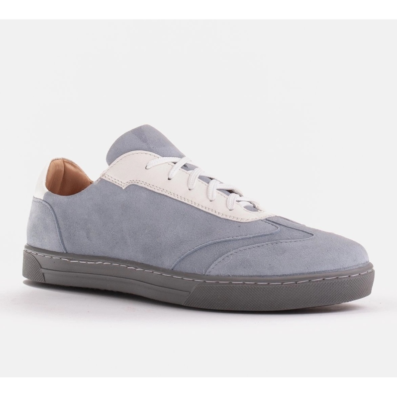 Marco Shoes Sport-Sneaker aus hochwertigem Naturvelours grau 1