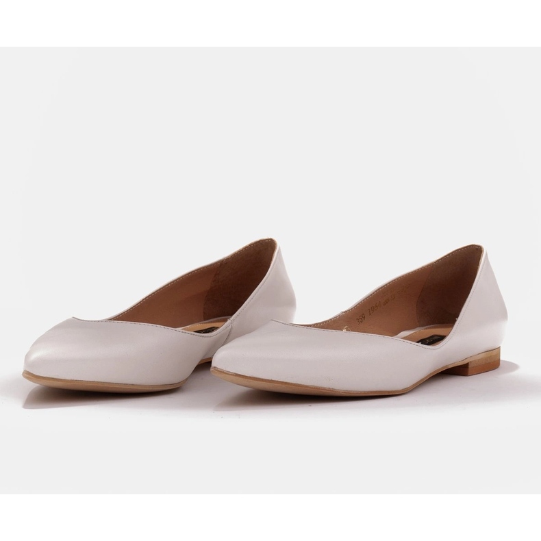 Marco Shoes Ballerinas für Damen mit niedrigen Seiten weiß mehrfarbig 2