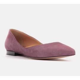 Marco Shoes Ballerinas für Damen mit niedrigen Seiten violett 1
