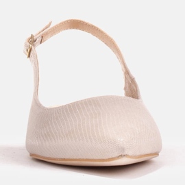 Marco Shoes Natürliche Wildledersandalen in Beige 1965P-103-1 2