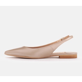 Marco Shoes Naturledersandalen in goldener Farbe 1965P-1232-1 beige 2