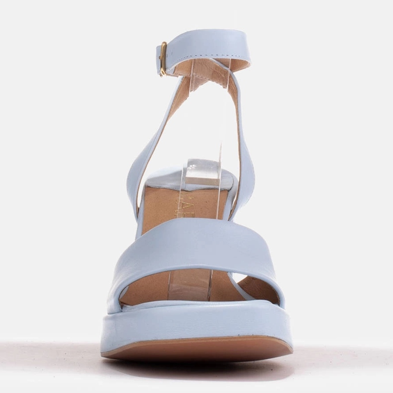 Marco Shoes Sandalen auf einer Booster-Plattform blau 2