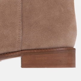 Marco Shoes Stiefel mit niedrigem Absatz beige 1