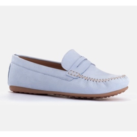 Marco Shoes Klassischer Loafer aus weichem Leder blau 1