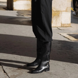 Marco Shoes Reitstiefel mit Nieten schwarz 2