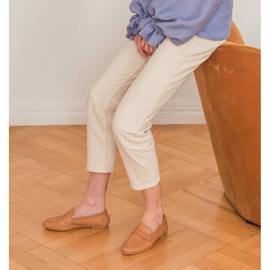 Marco Shoes Ungefütterte Loafer braun 1