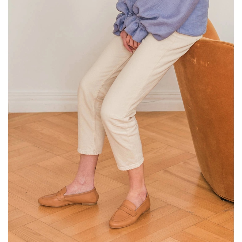 Marco Shoes Ungefütterte Loafer braun 1