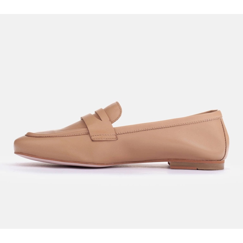 Marco Shoes Ungefütterte Loafer beige 1