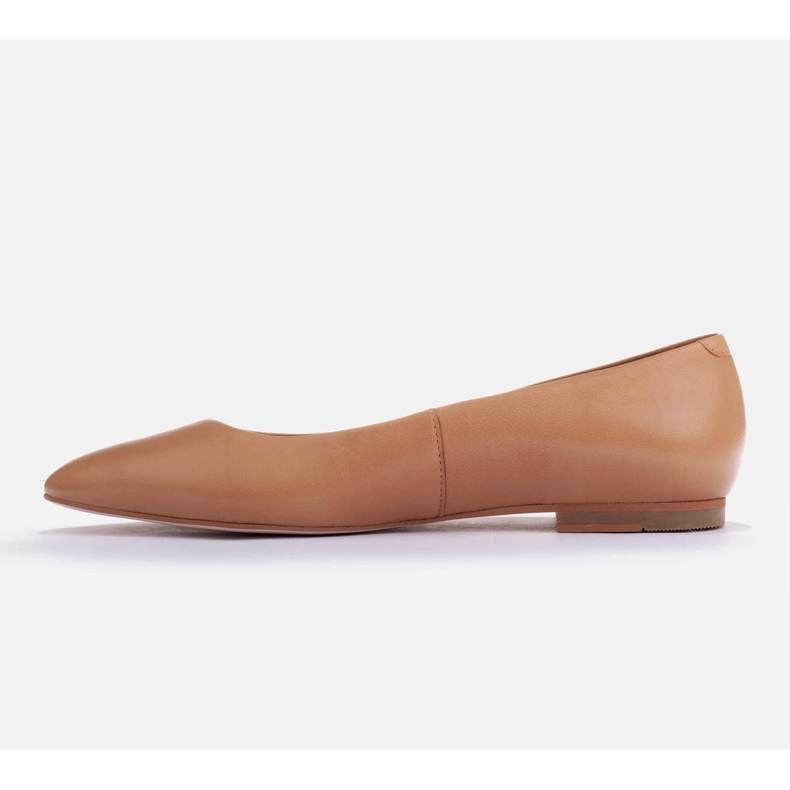 Marco Shoes Ballerinas aus weichem Leder braun 2