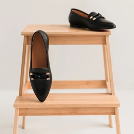 Marco Shoes Verzierte Loafer schwarz 1