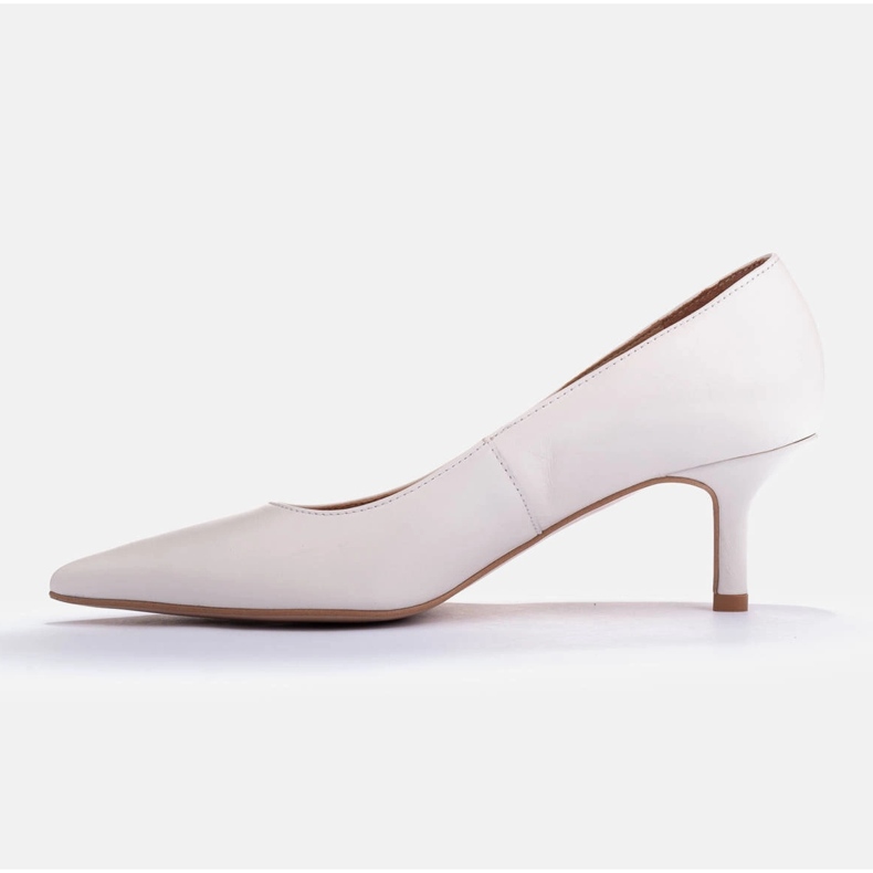 Marco Shoes Elegante Stilettos mit niedrigerem Absatz weiß 1