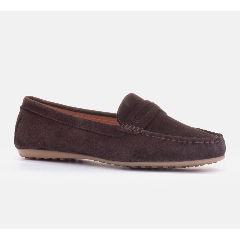 Marco Shoes Wildleder-Loafer braun 1