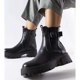 Schwarze, isolierte Parolise-Stiefel 1