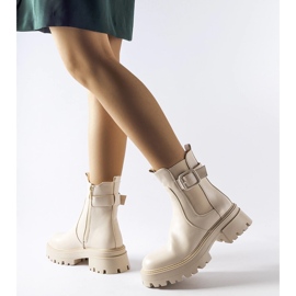 Beige isolierte Parolise-Stiefel 1