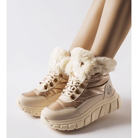 Lee Cooper LCJ-23-44-1953L goldene Schneestiefel 1