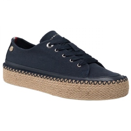 Tommy Hilfiger Rope Vulc Sneaker W FW0FW06461 Schuhe blau 1