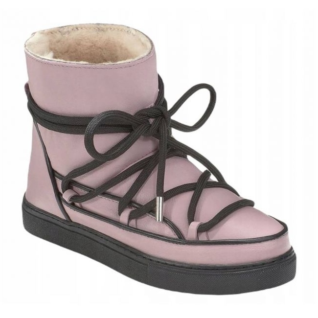 Inuiki Vollleder-Pastellschuhe 70202-088 rosa 1