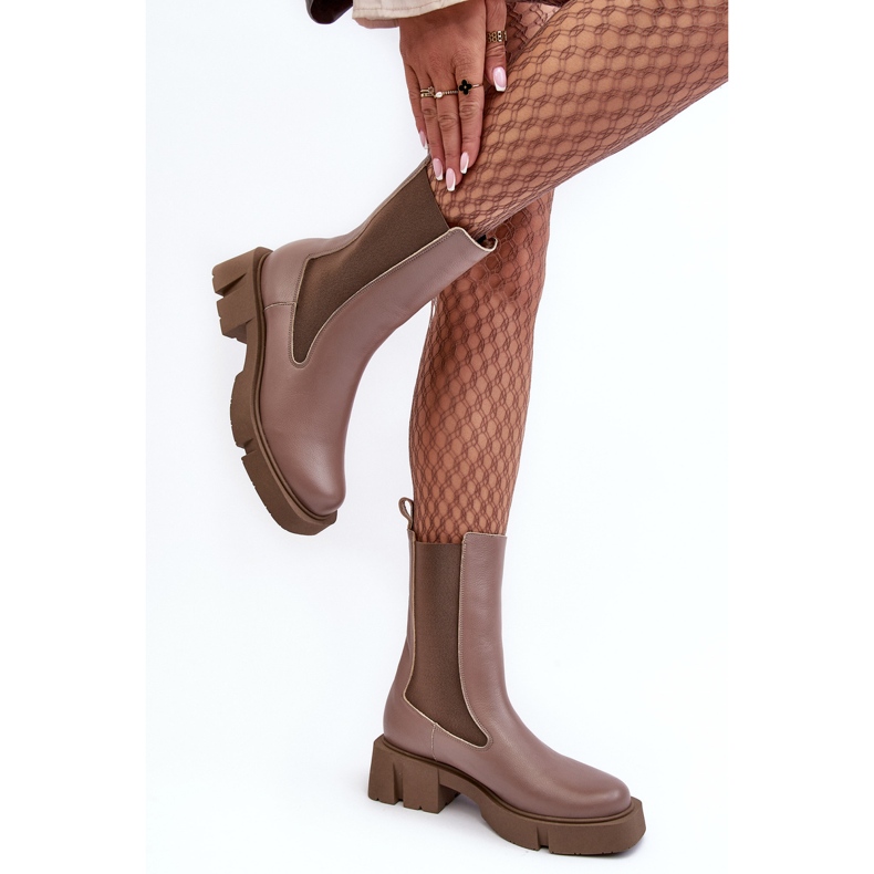 Damen-Chelsea-Stiefel 2693/230 Laura Messi Braun 1