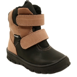 Wasserdichte Schneestiefel TE-POR Mazurek 1351 schwarz und beige 1