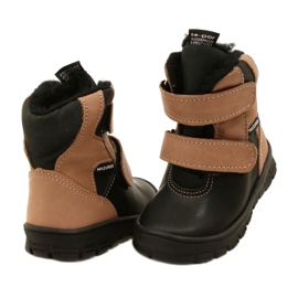 Wasserdichte Schneestiefel TE-POR Mazurek 1351 schwarz und beige 4