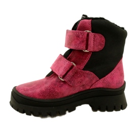 Mädchen von Mädchen Leder Schnee Stiefel wasserdichte Stiefel te-por Mazurek 1351 Pink rosa 2