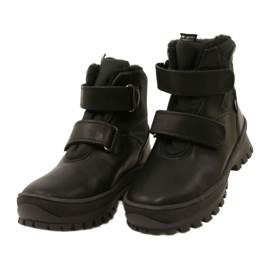 Lederschnee Stiefel wasserdichte Stiefel te-por Mazurek 1351-Pitt-Herz schwarz 3