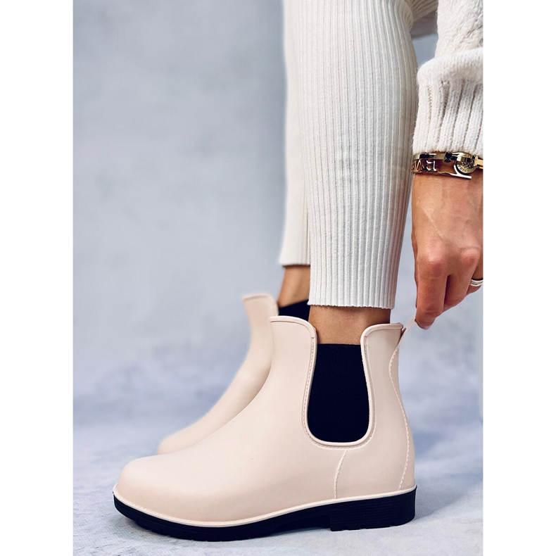 Damen-Galoschen Jodhpur-Stiefel Foxy Beige 1