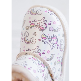 Gemusterte Schneestiefel für Kinder Beige Elenet 1