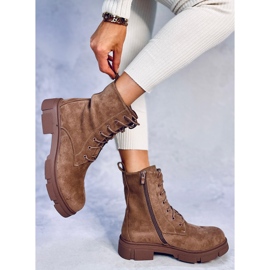 Turner Khaki Arbeiter zum Schnüren braun 2