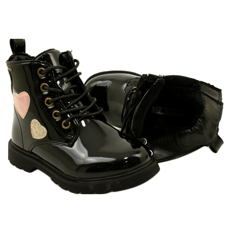 Lackierte Stiefel Miss 23DZ23-6599 schwarz 4