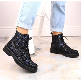 Bequeme Damen-Lederstiefel, isoliert, mehrfarbig, Rieker 72010-14 2