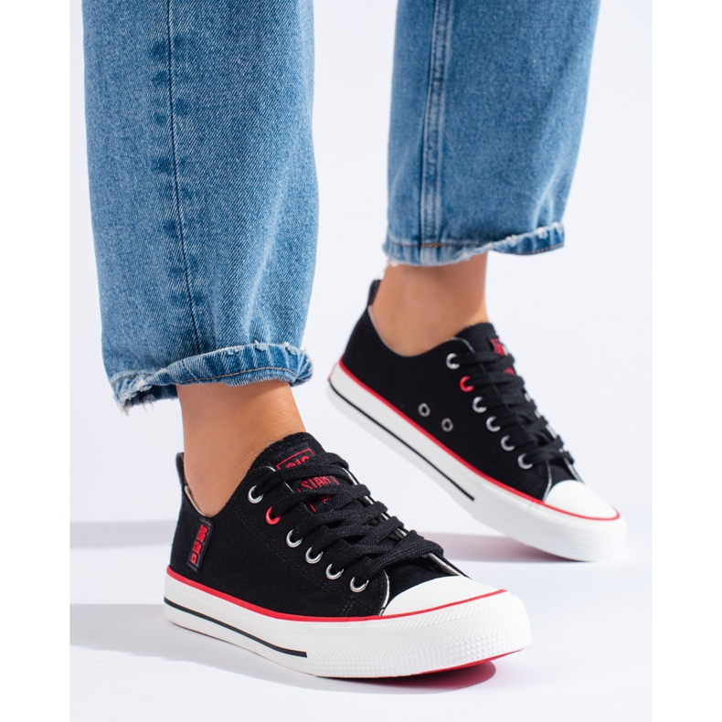 Big Star Damenturnschuhe JJ274122 schwarz 1