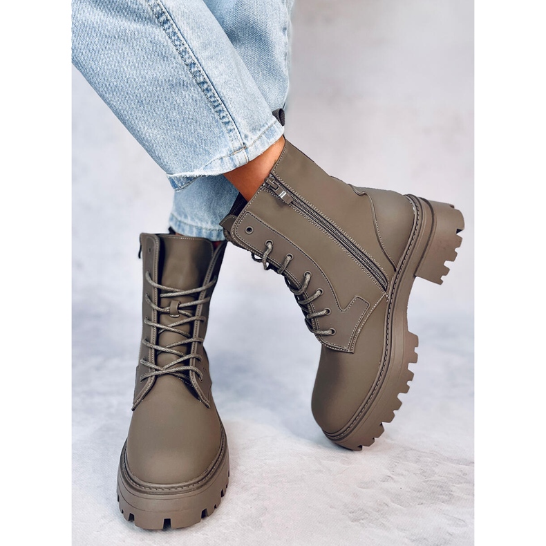 Tamar Green Schnürstiefel grün 2