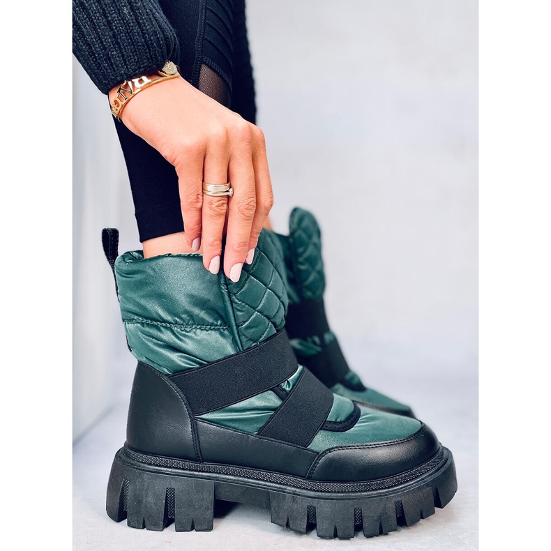 Uffie Green Schneestiefel für Damen grün 1