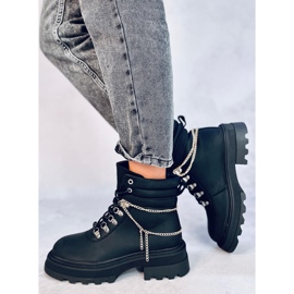 Hudson schwarze Trapper-Stiefel 2