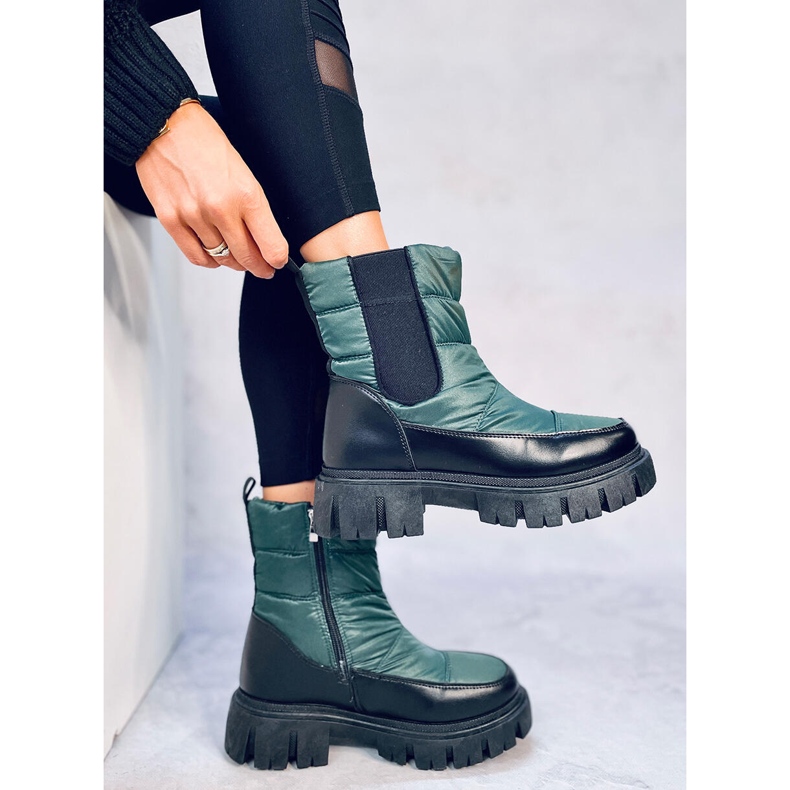 Isolierte Schneeschuhe Milan Green grün 2