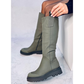 Gibbs Army Green Reitstiefel für Damen grün 1