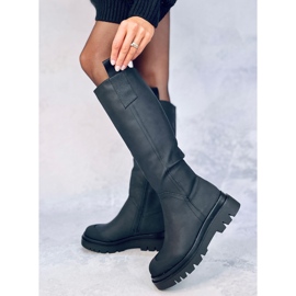 Gibbs Schwarze Reitstiefel für Damen 2