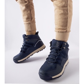 Blaue Big Star KK274611 Marineblaue Stiefel 1