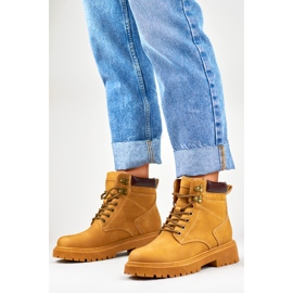 Klassische Kamelstiefel für Damen braun 2