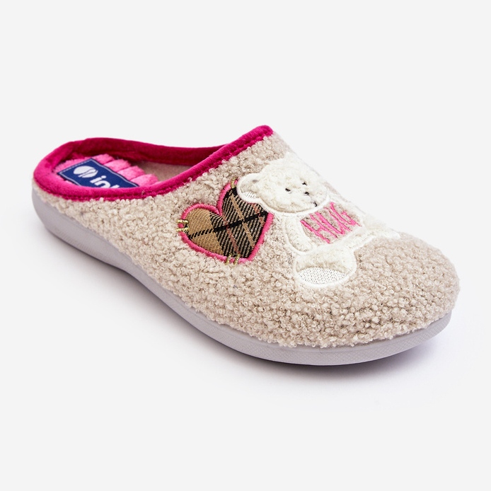 Flip-Flops für Damen mit Teddybär-Motiv Inblu EC000095 Beige 1