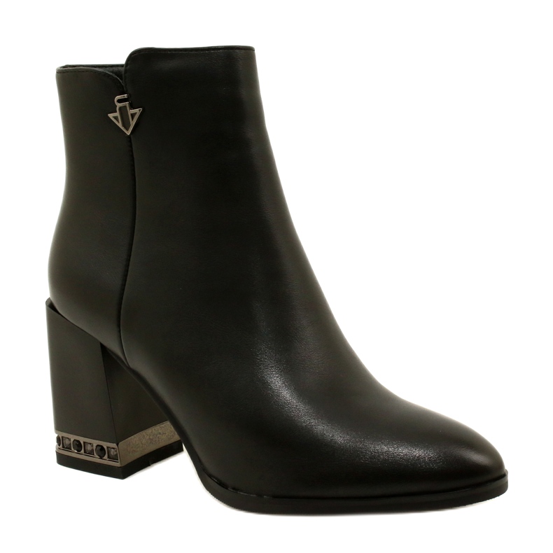 Schwarze isolierte Stiefel von Frauen mit Filippo DBT4842/23 Bk 5