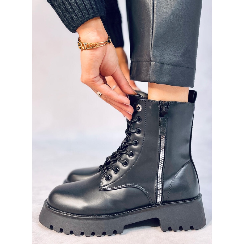 Schnürstiefel Hargest Schwarz 1