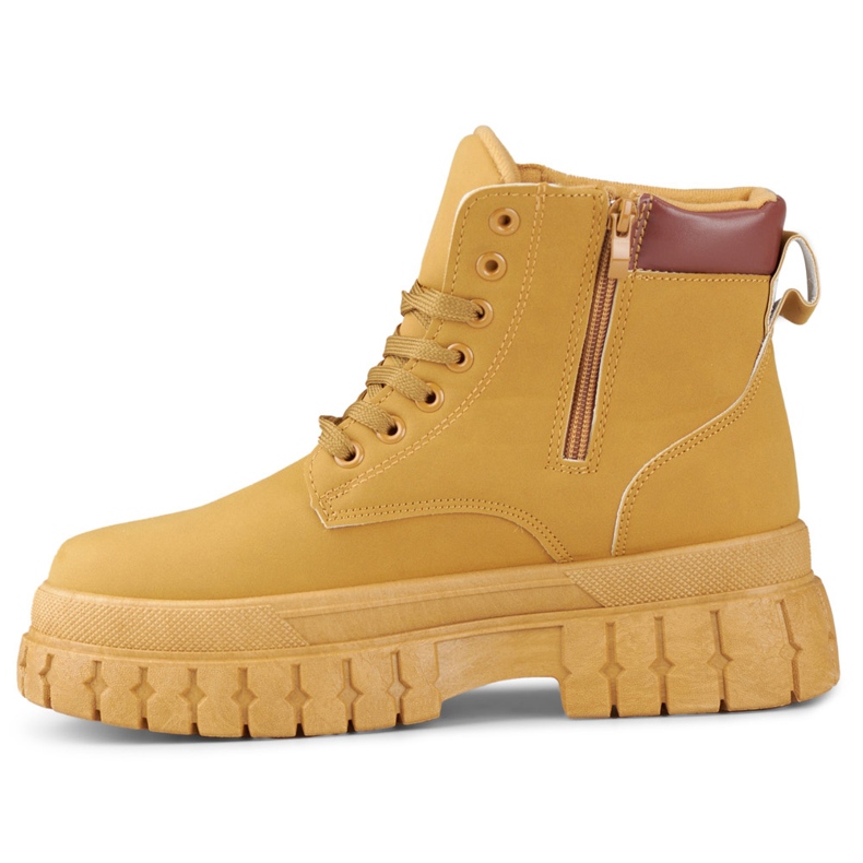 Klassische Kamelstiefel für Damen braun 2