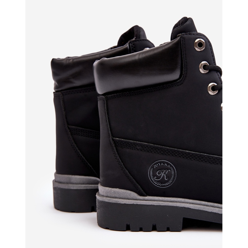 Herren-Schnürstiefeletten Schwarz Memeni 2