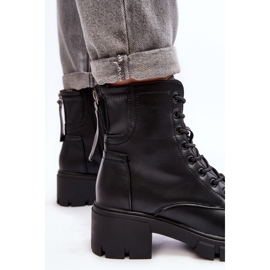 Vinceza Isolierte Arbeitsstiefel mit Reißverschluss für Damen in Schwarz von Evrarda 1