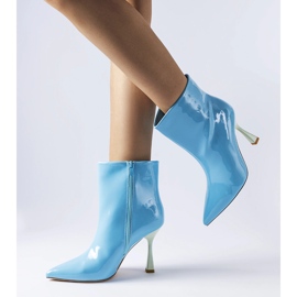 Blaue Lackstiefeletten von Dionisi 1